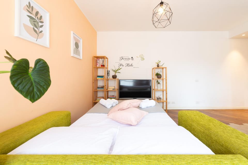 Bed, TV and multimedia, Photo of the whole room