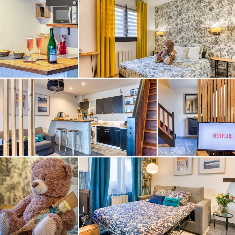Dalikyda Le Duplex Tropical Apartment in Le Havre