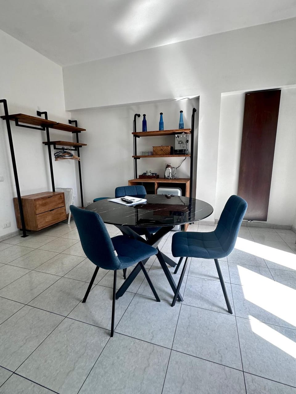 Seating area, furniture, minibar, wardrobe