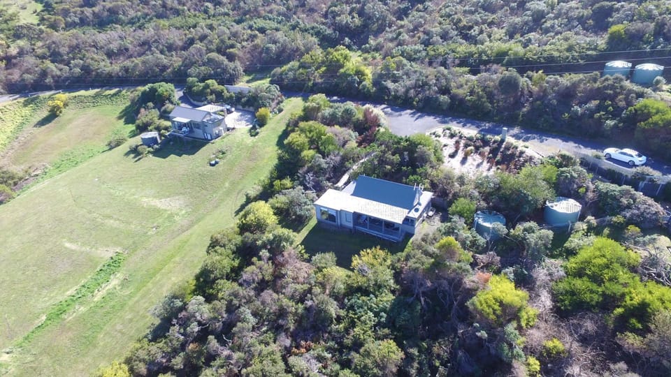 Property building, Natural landscape, Bird's eye view