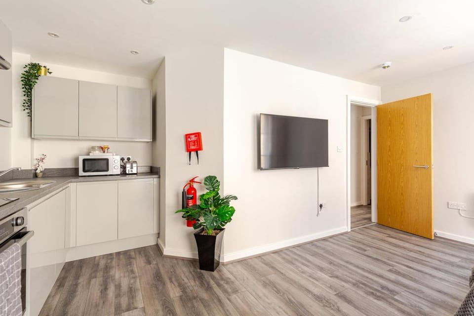 TV and multimedia, Kitchen or kitchenette, Living room, Decorative detail, microwave, toaster, towels, washing machine, kitchen