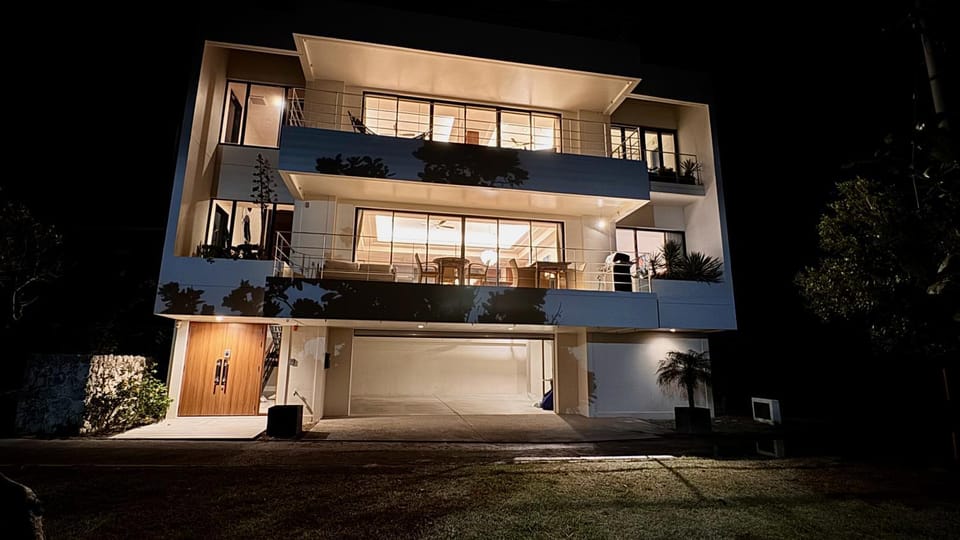 Property building, Night, Balcony/Terrace