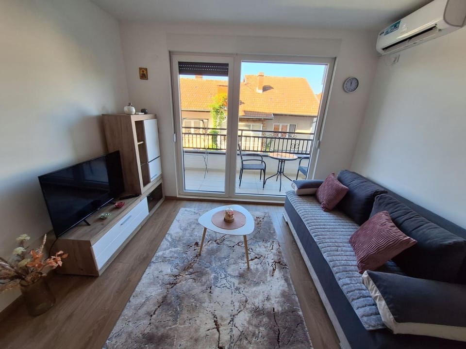 Living room, air conditioner