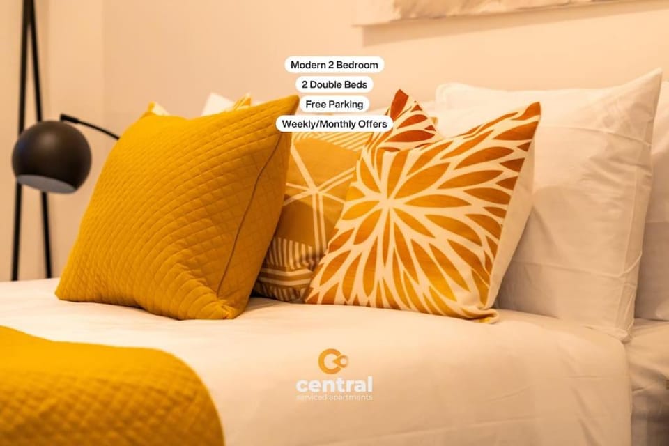 Bed, Property logo or sign, Logo/Certificate/Sign, Bedroom, Text overlay