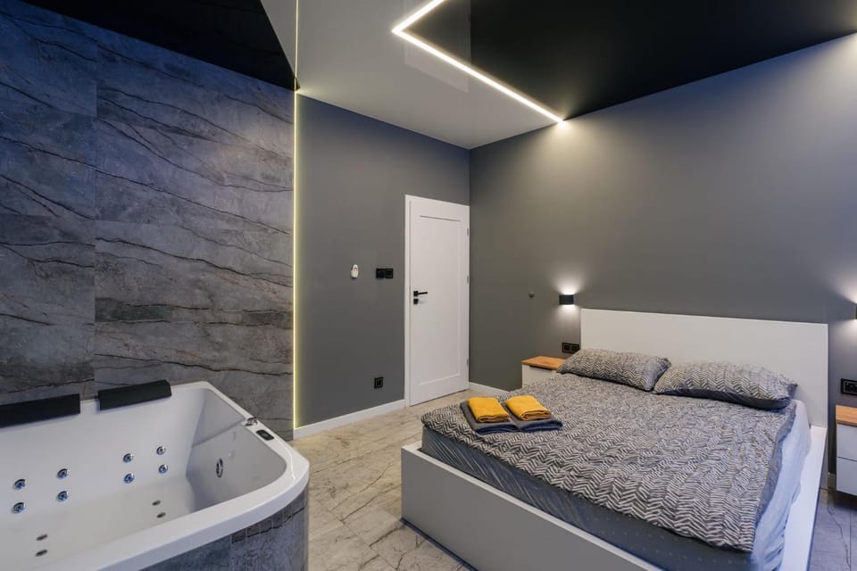 Centrum jacuzzi prywatny parking klimatyzacja 2 Apartment in Masovian Voivodeship