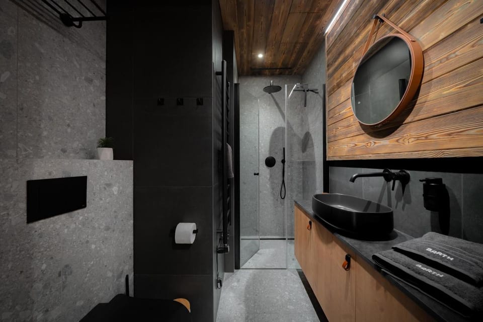 Shower, Toilet, Bathroom, towels