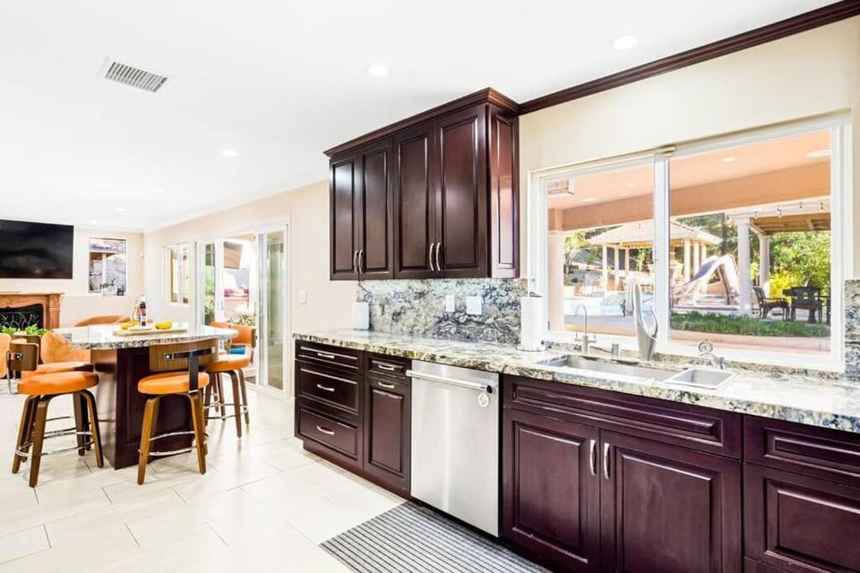Resort Home with Games, Slide, Oasis House in San Fernando Valley