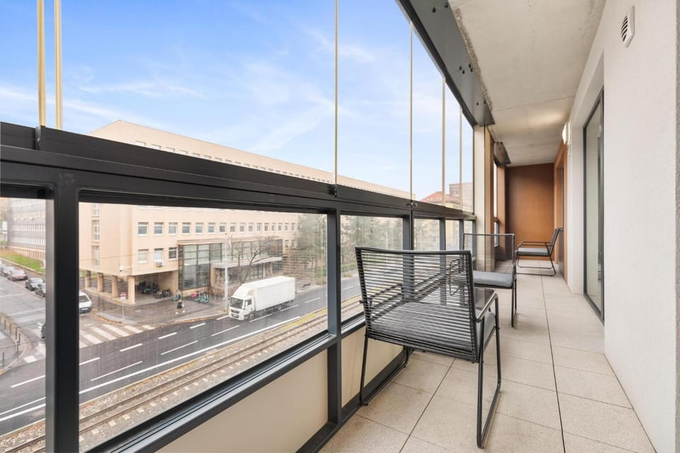 Property building, Patio, Day, View (from property/room), Balcony/Terrace, Seating area