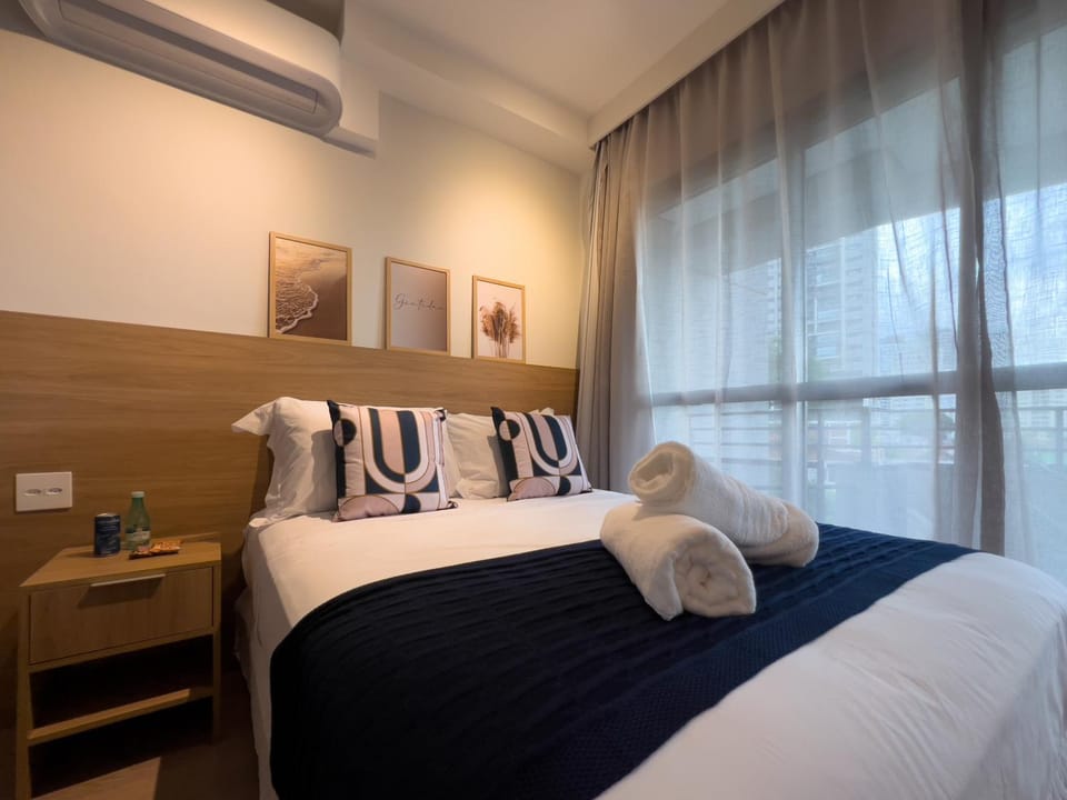 Estiloso e Moderno - Studio Brooklin com Piscina Rooftop Apartment in Sao Paulo City