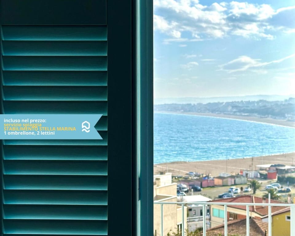 Numana, cielo-terra con meraviglioso giardino vista mare - N254 Apartment in Numana