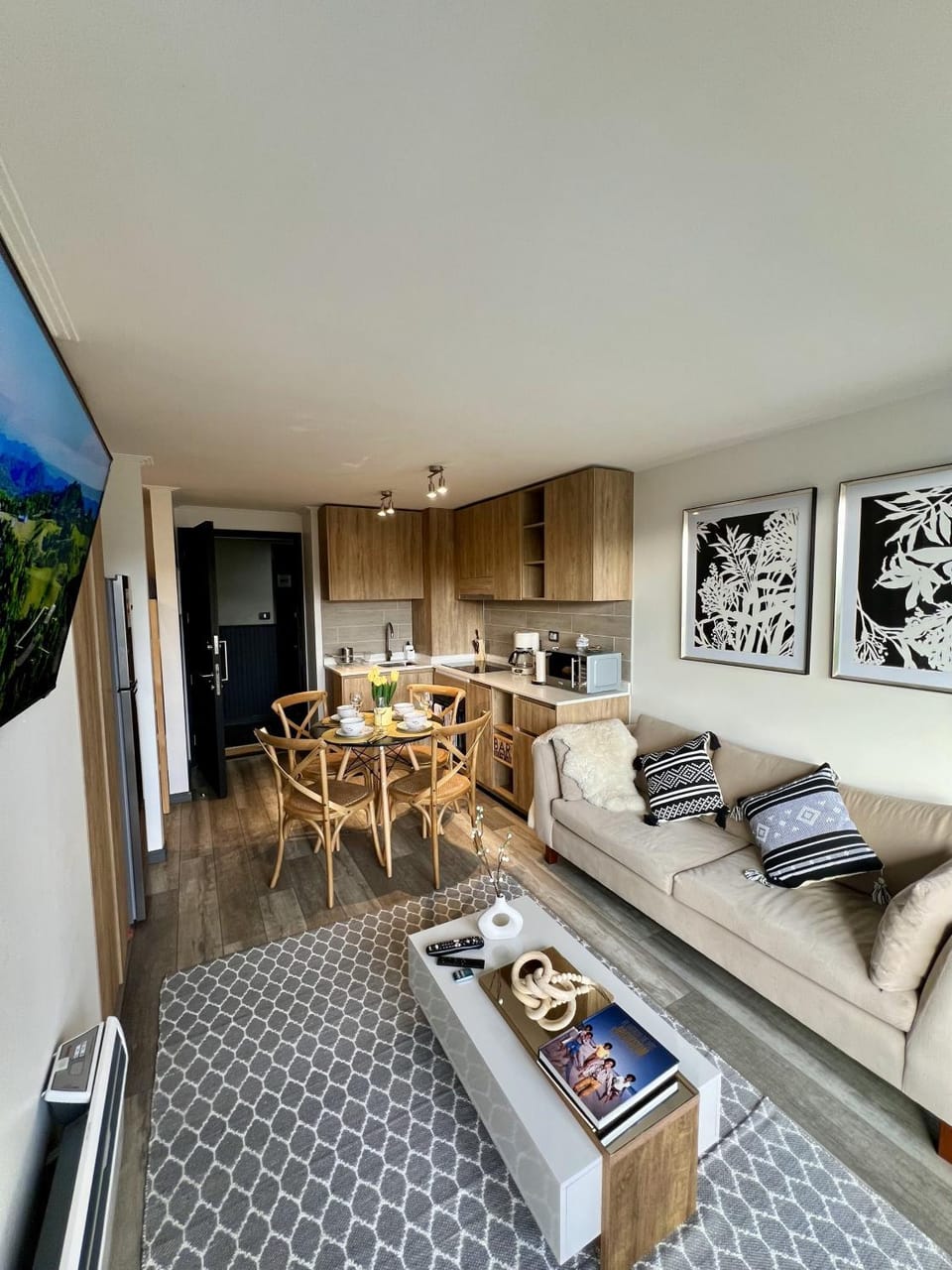 Communal lounge/ TV room, TV and multimedia, Kitchen or kitchenette, Living room, Seating area
