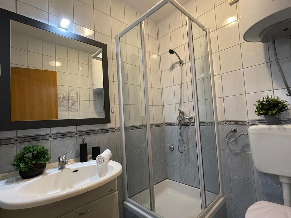 Shower, Toilet, Bathroom, towels