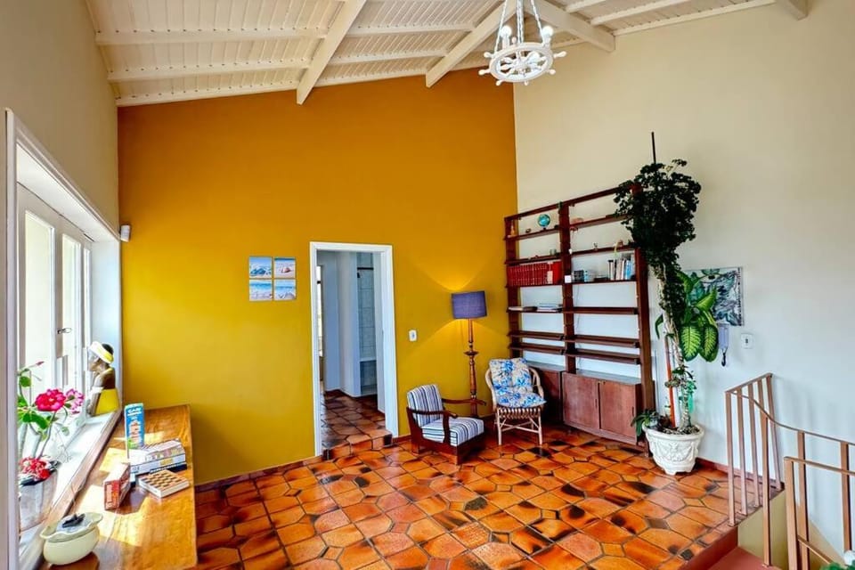 Casa Pé na Areia Suíte Master com Hidromassagem, Wi-Fi, Vista Mar e Churrasqueira House in Peruíbe