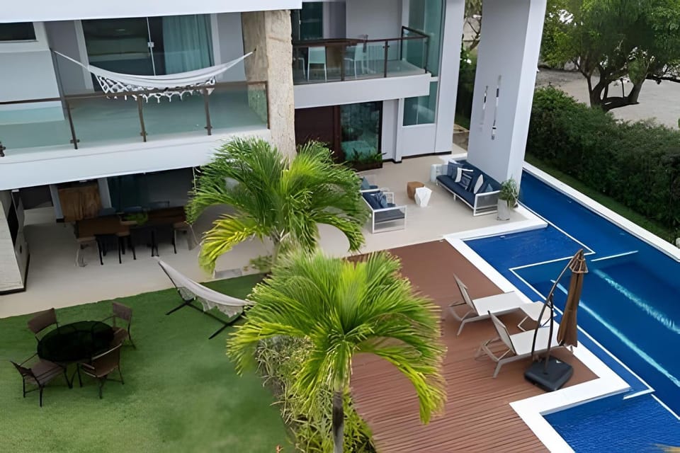 casa luxo mar & sossego no melhor cond. guarajuba House in State of Bahia