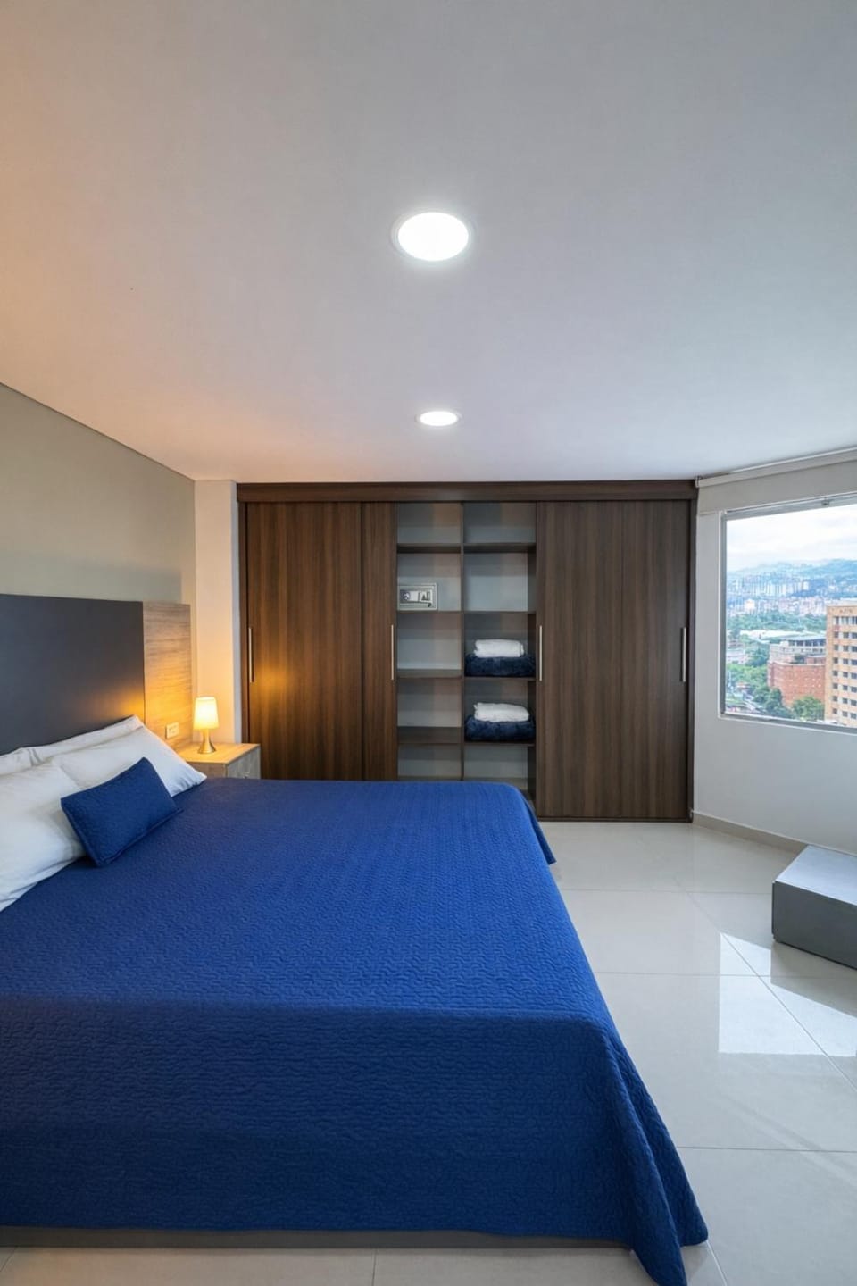 Bed, Photo of the whole room, Bedroom, wardrobe