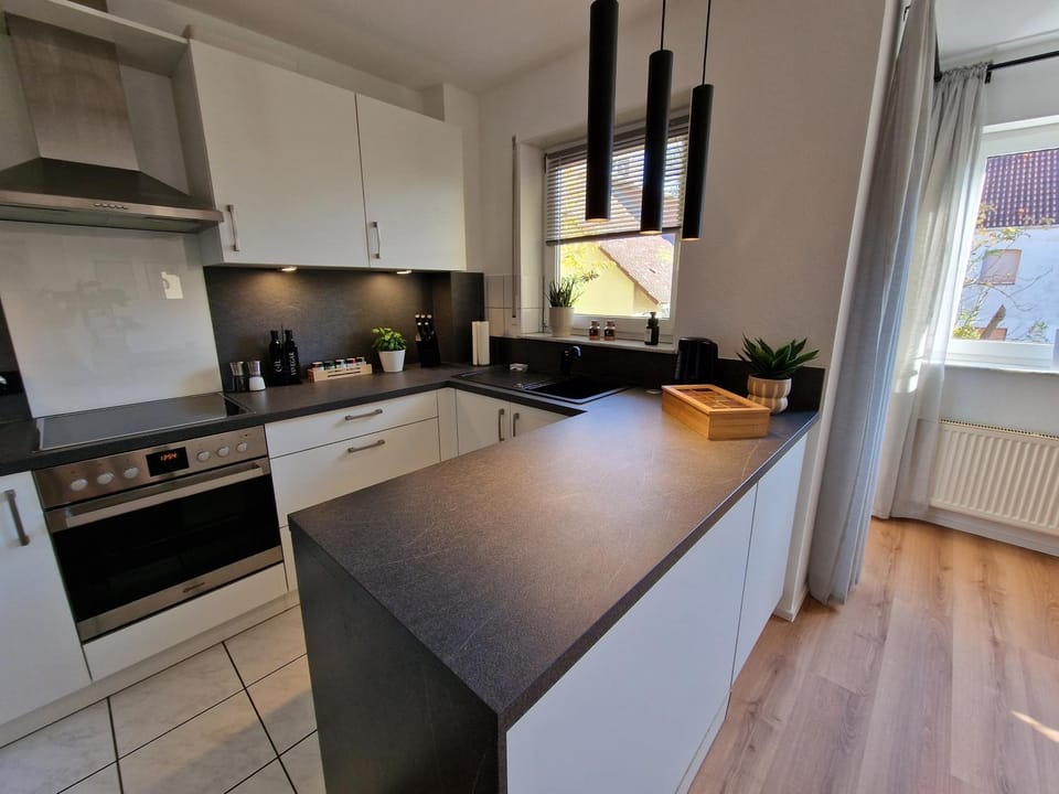 Coffee/tea facilities, Kitchen or kitchenette, dishwasher, oven, safe, stove, toaster