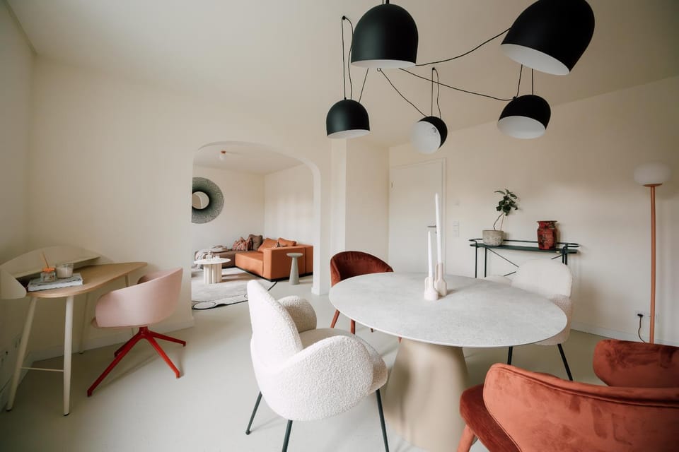 Living room, Seating area, Dining area