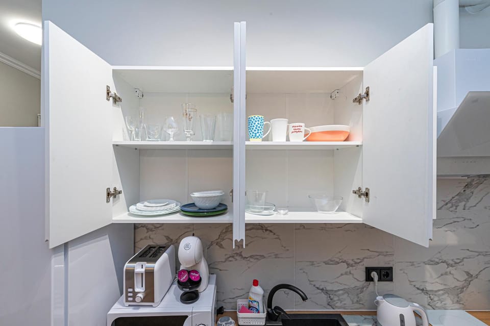 Coffee/tea facilities, Kitchen or kitchenette, toaster