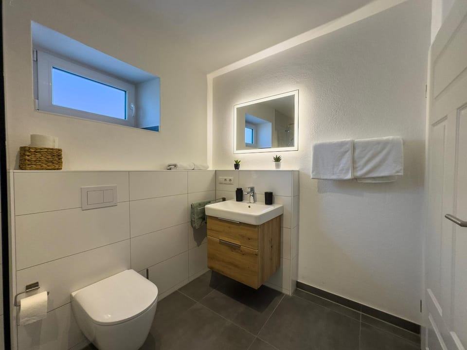 Toilet, Bathroom, towels