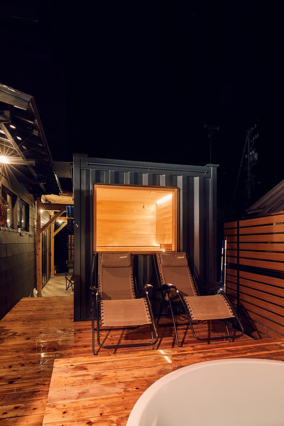 Night, Sauna, sunbed