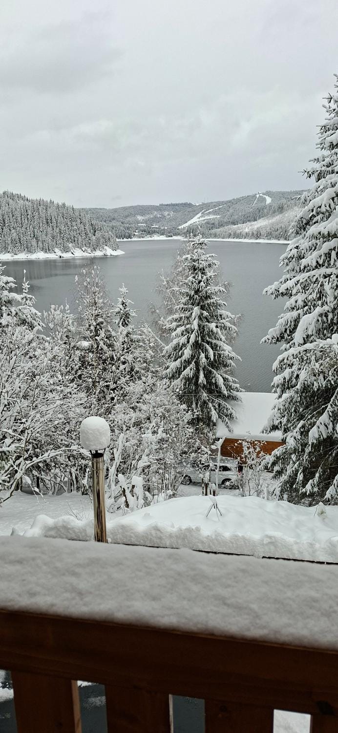 Nearby landmark, Natural landscape, Winter, Lake view, Mountain view