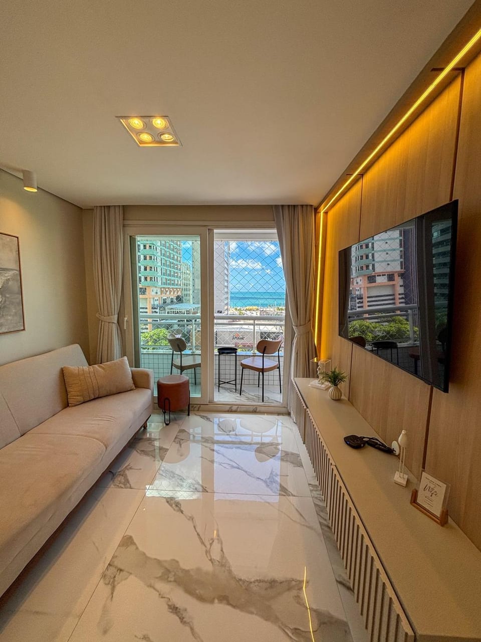 Vista Mar incrível com 2 Quartos Beira Mar Fortaleza Apartment in Fortaleza