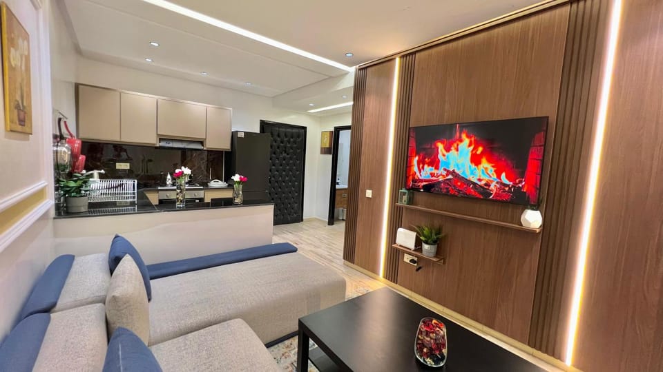 Communal lounge/ TV room, TV and multimedia, Kitchen or kitchenette, Living room, Seating area
