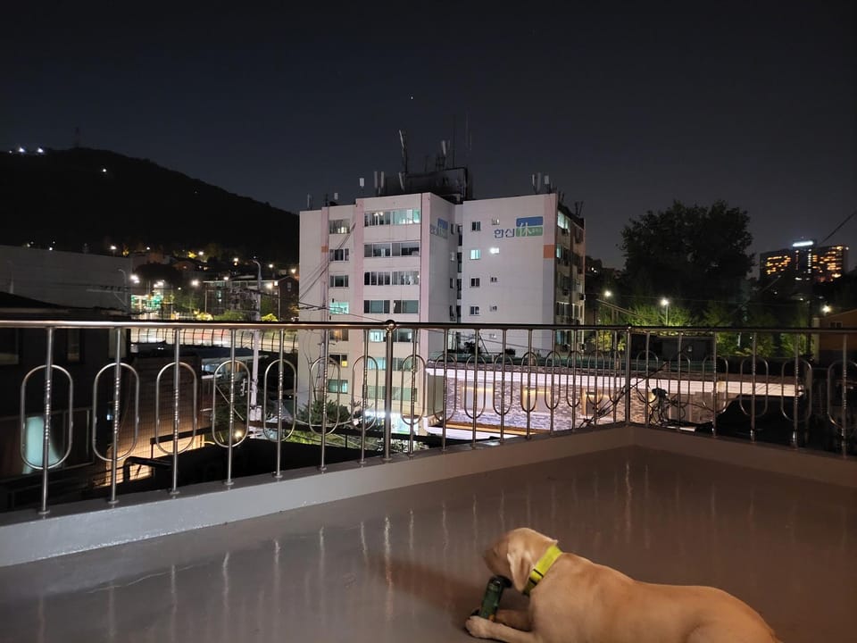Night, View (from property/room), Balcony/Terrace