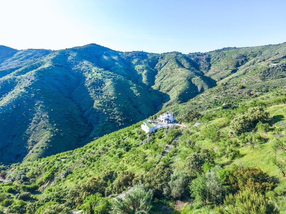 Natural landscape, Bird's eye view, Mountain view