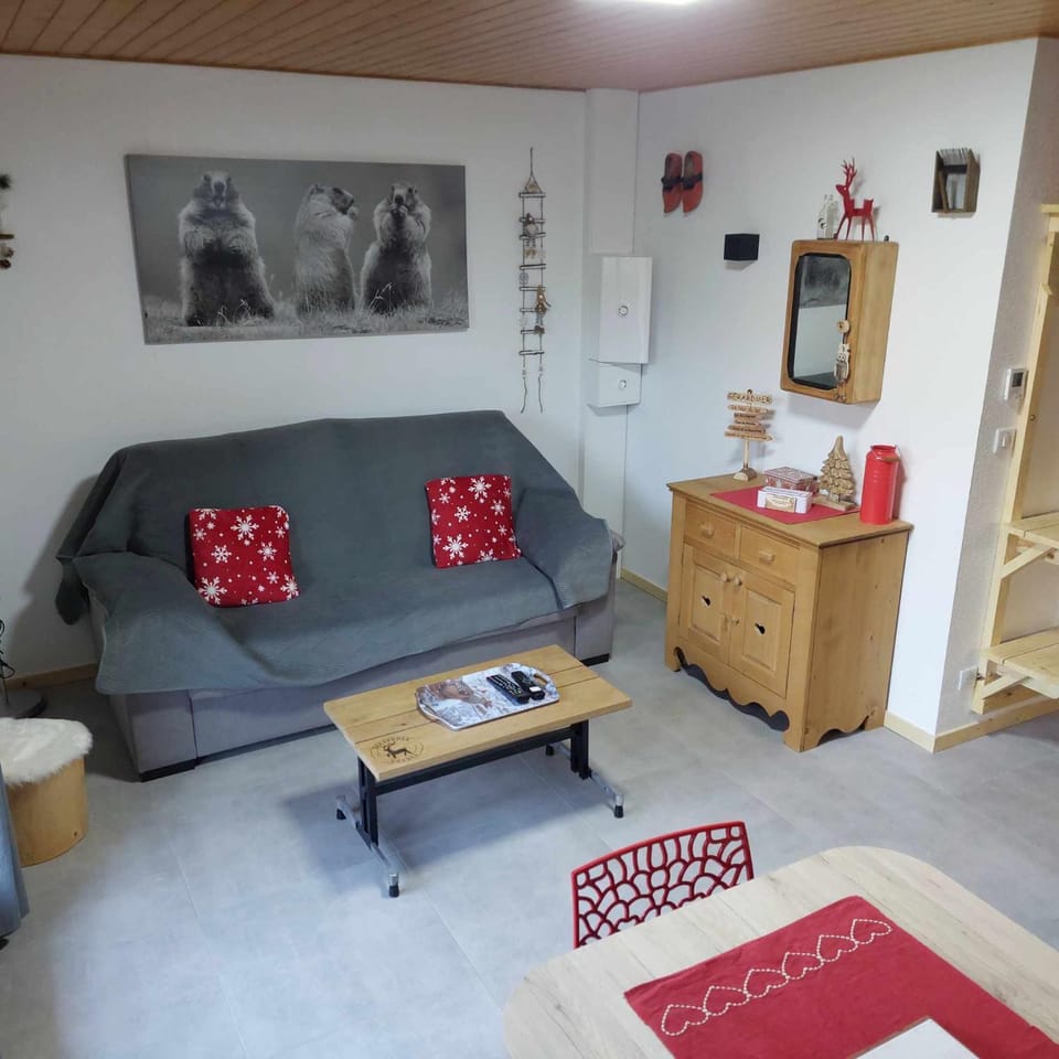 Joli appartement T2, la clairière du lac, rez de jardin, terrasse fermée, parking Apartment in Gérardmer