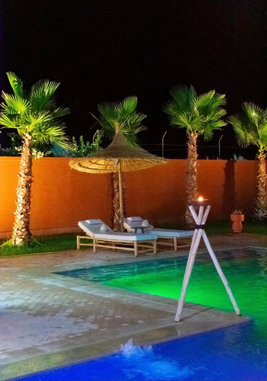 Night, Hot Tub, Swimming pool