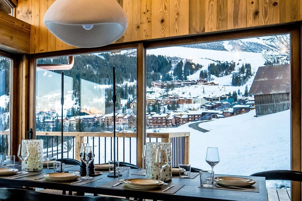 Unique Chalet Luxe Neuf Valmorel Chalet in Les Avanchers-Valmorel