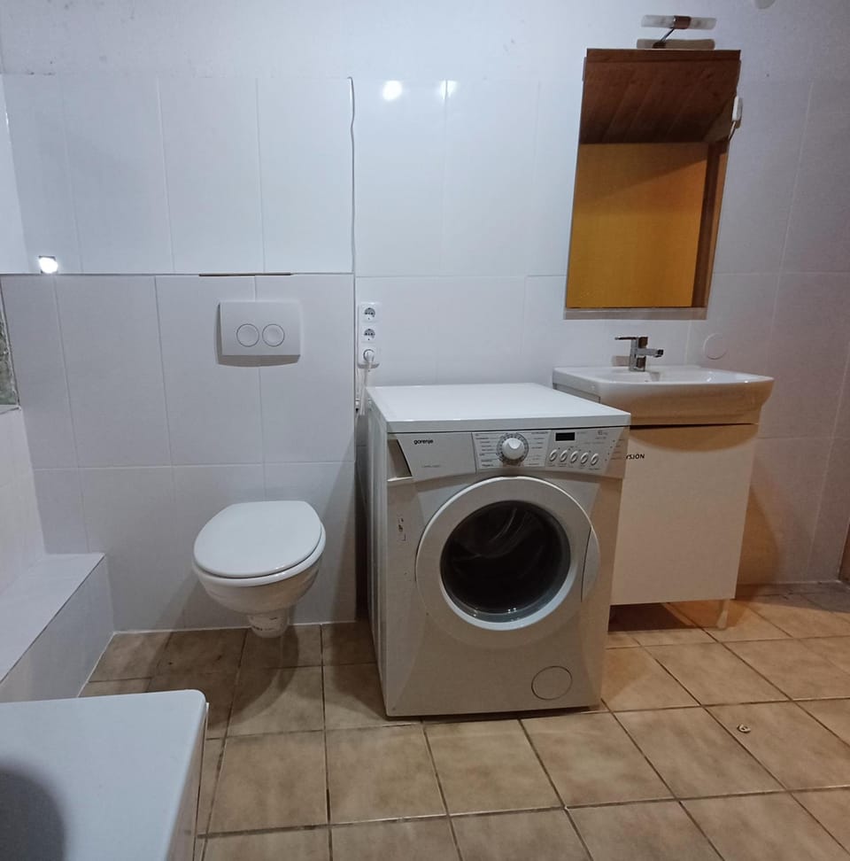 Toilet, Bathroom, washing machine