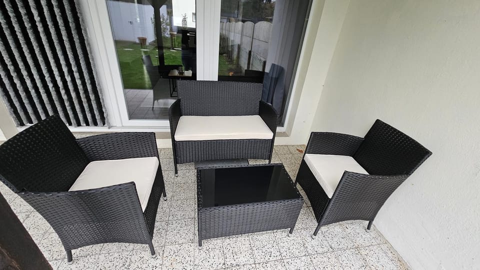 Patio, Garden, Seating area