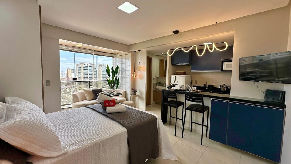 (1305) Modern and Cozy Studio in Calhau Apartment in São Luís