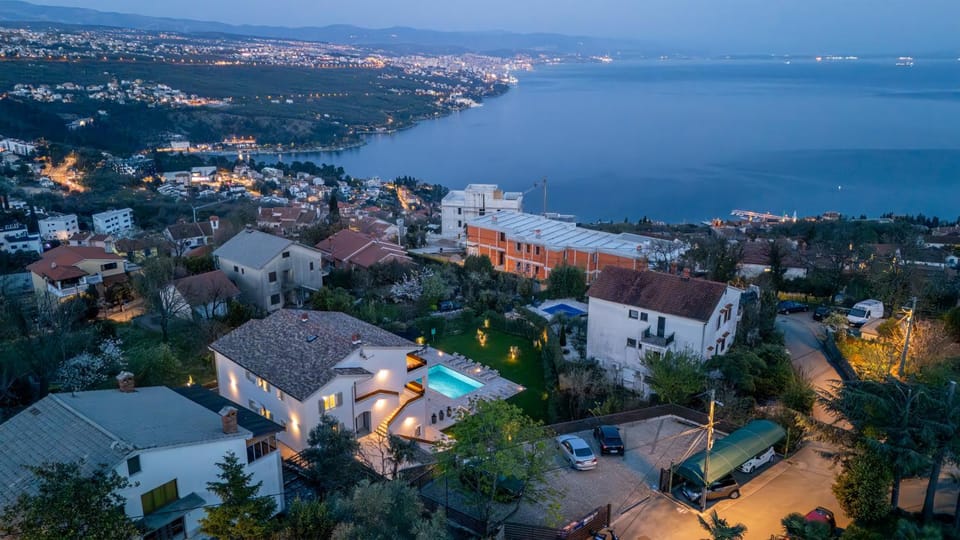 Property building, Night, Neighbourhood, Natural landscape, Bird's eye view