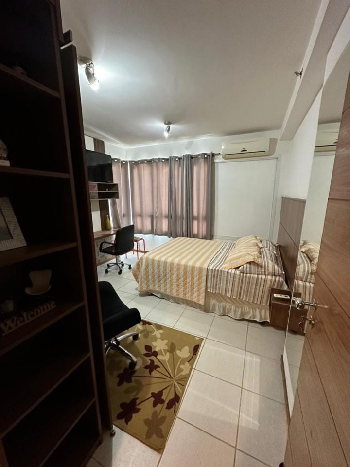 Bed, Photo of the whole room, Bedroom, air conditioner