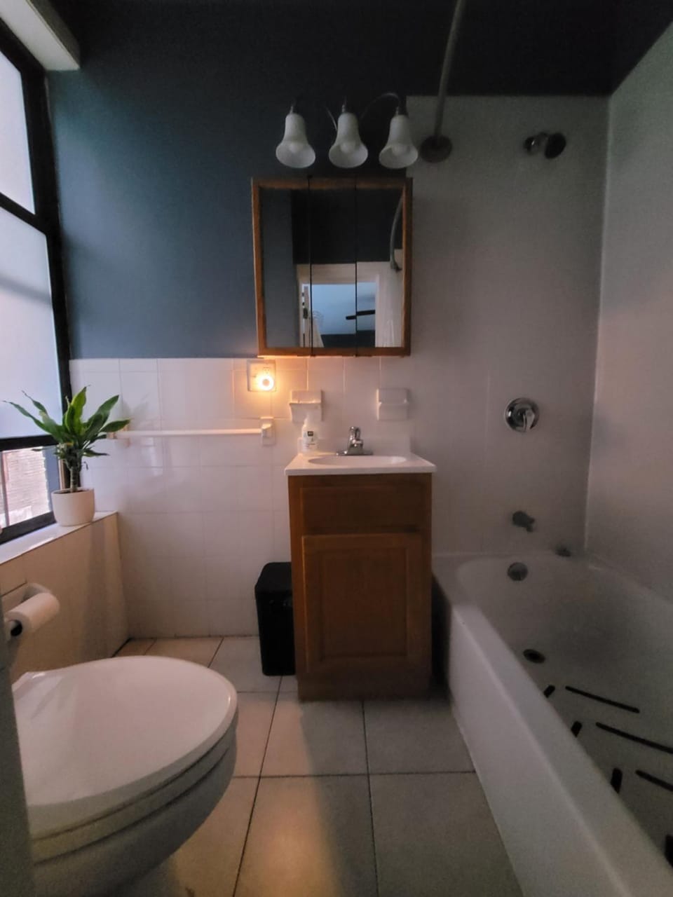 NYC Studio Long Stays Near Columbia Presby Apartment in Washington Heights