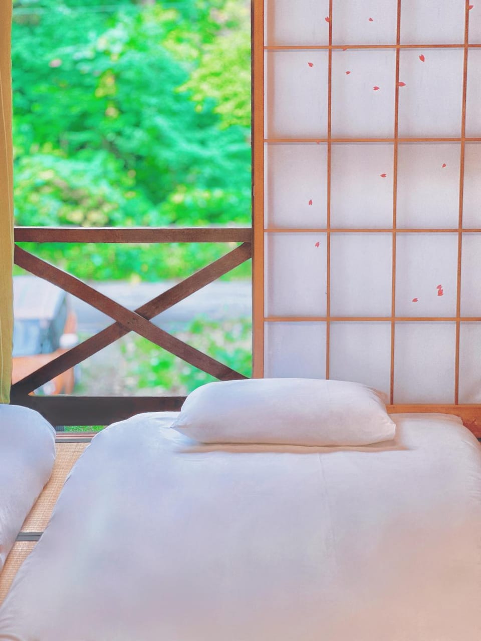 Bed, Garden, Garden, Bedroom, Garden view, Garden view