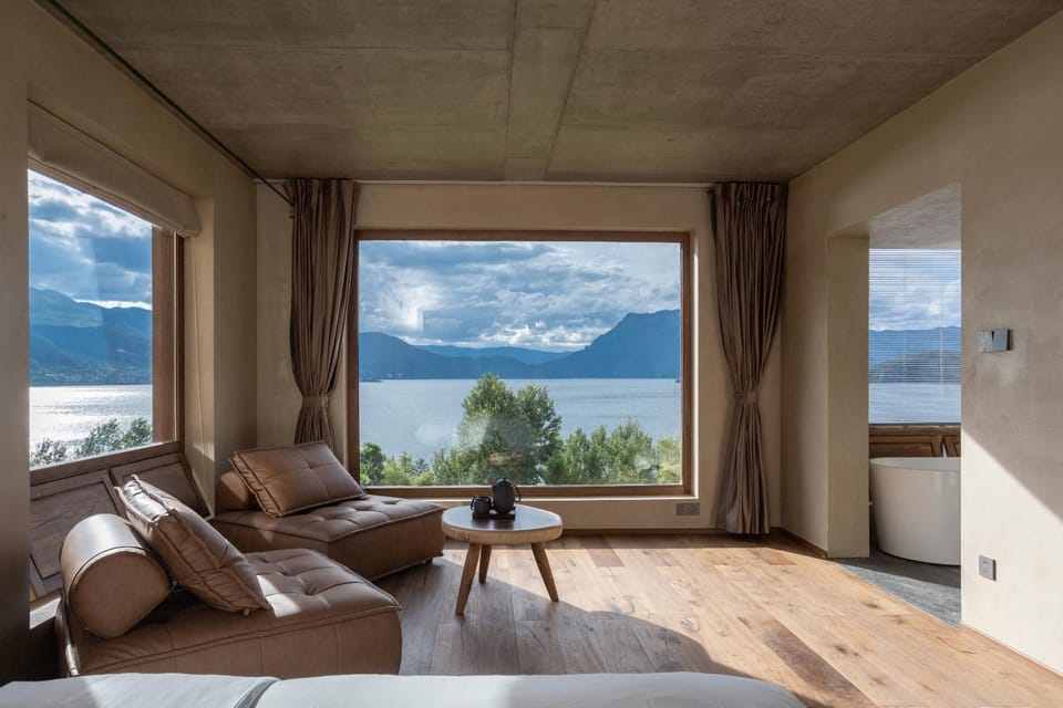 Lake view, Mountain view