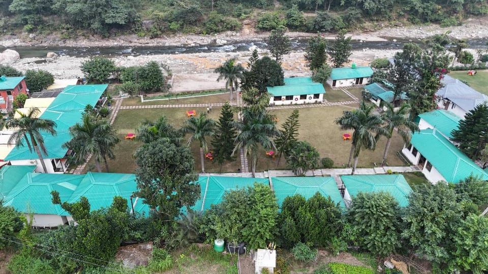 Natural landscape, Bird's eye view, Garden view, River view