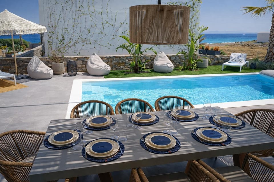 Akoya Pearl Villa - Sea Front Villa in Paros, Greece