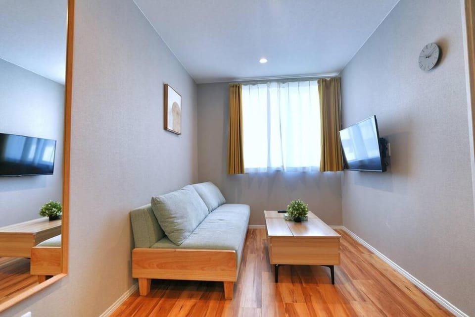 ZJ202 Cozy 1BR Home, Double Bed and Sofa Bed, Private Kitchen and Bath Apartment in Japan
