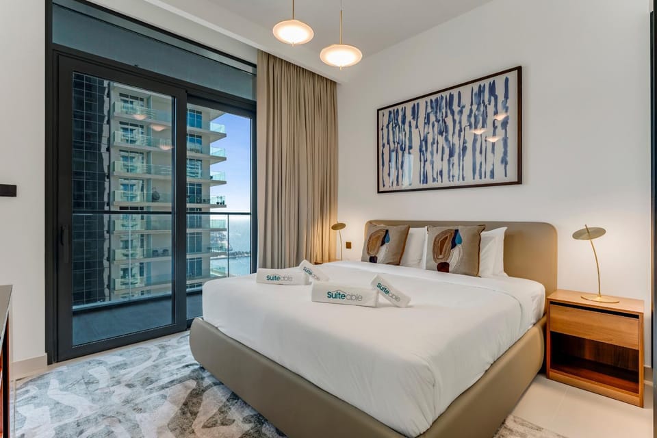 Coastal Chic 1 Bedroom Apartment w private beach Apartment in Dubai