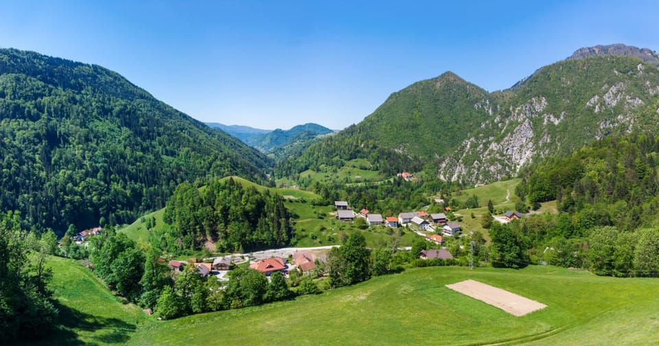 Day, Natural landscape, Bird's eye view, Mountain view