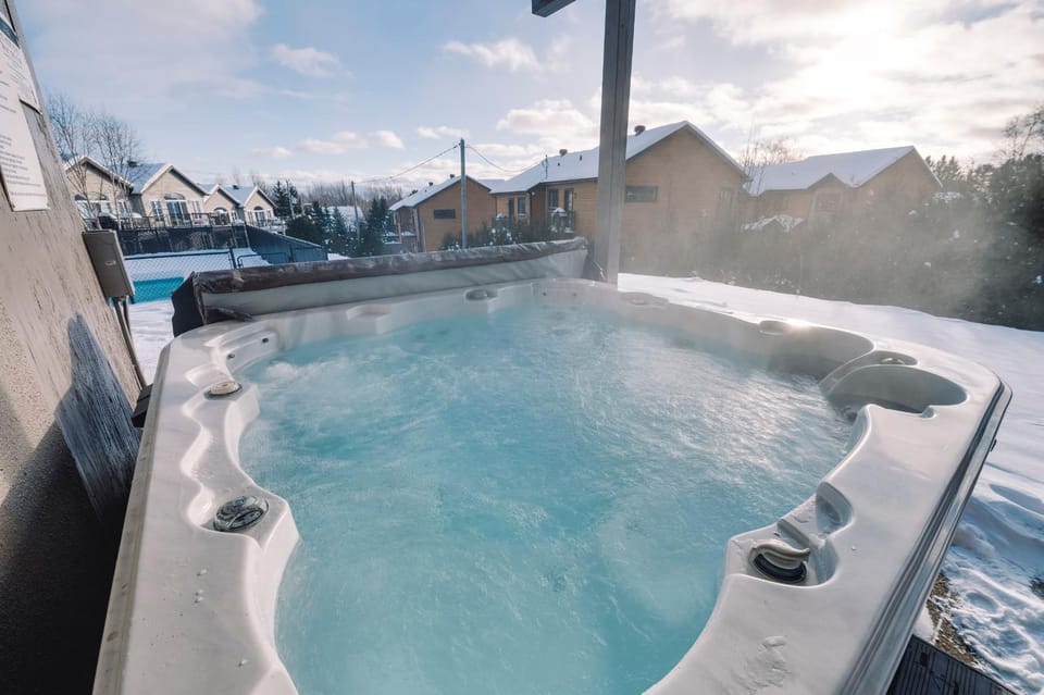Day, Natural landscape, Winter, Hot Tub