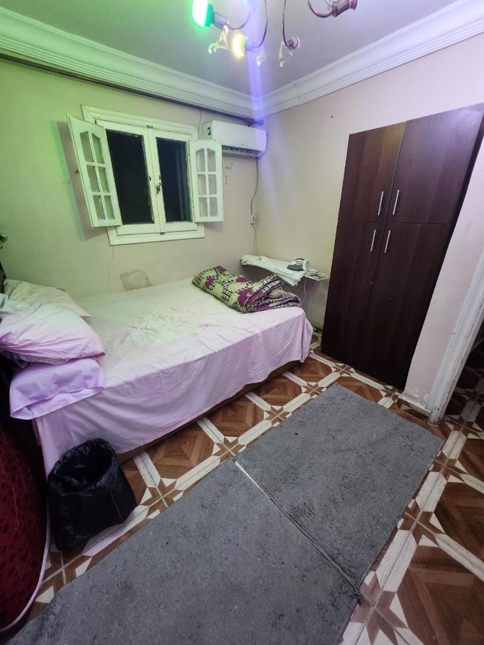 Bed, Photo of the whole room, Bedroom, wardrobe