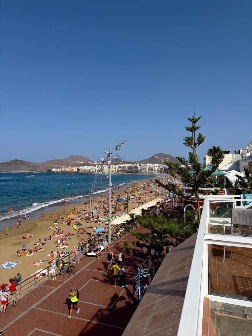 Beach, Sea view, sunbed
