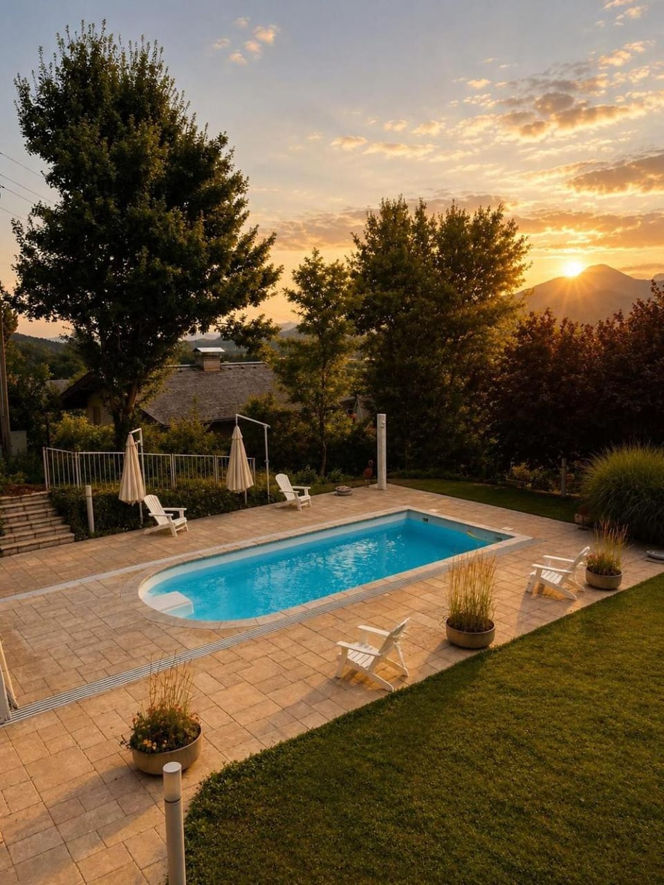 Alpine Sunlight Villa Apartment in Villach