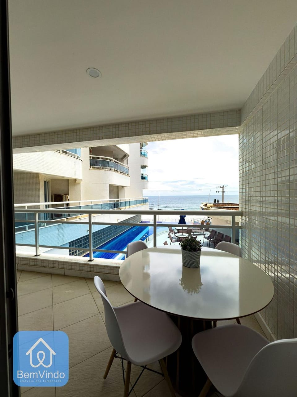Balcony/Terrace, Pool view, Sea view